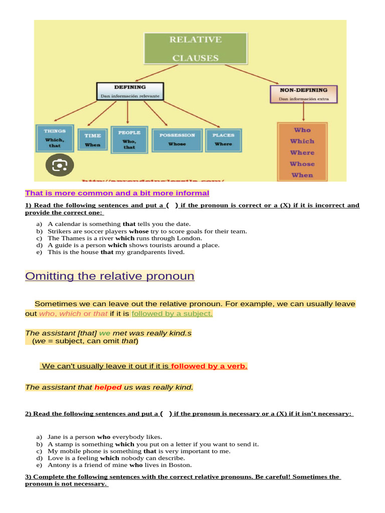 Relative Clauses | PDF