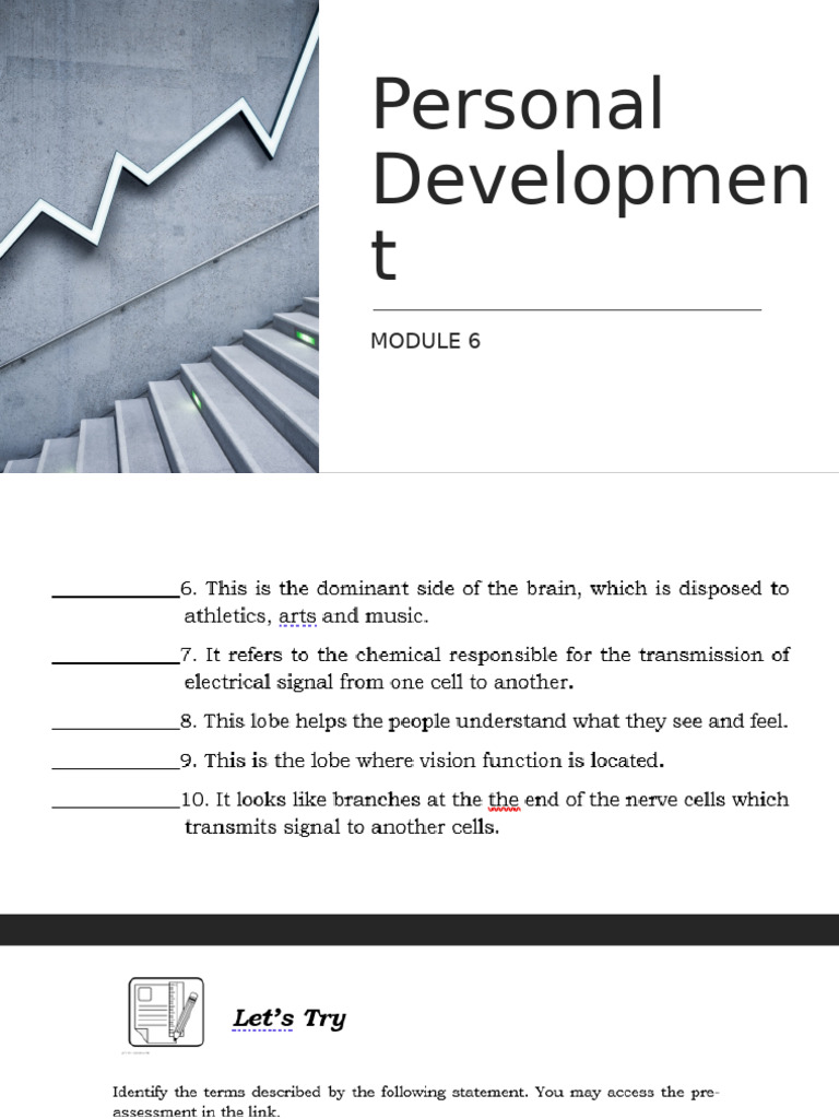 Personal development module 6 pdf