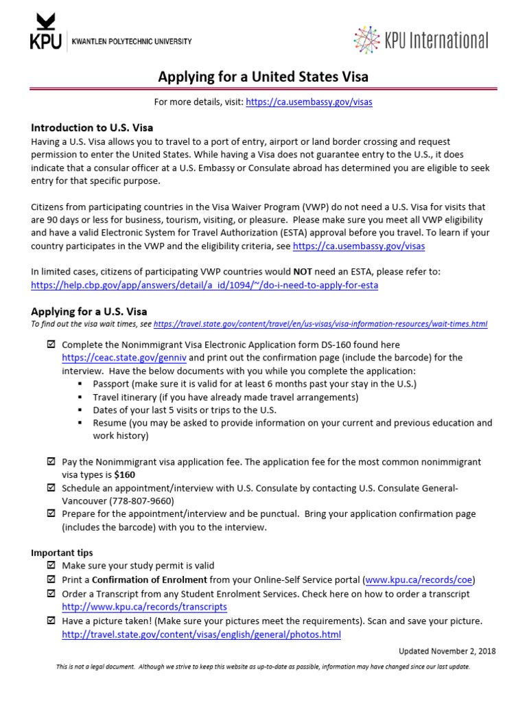 US Visa | PDF