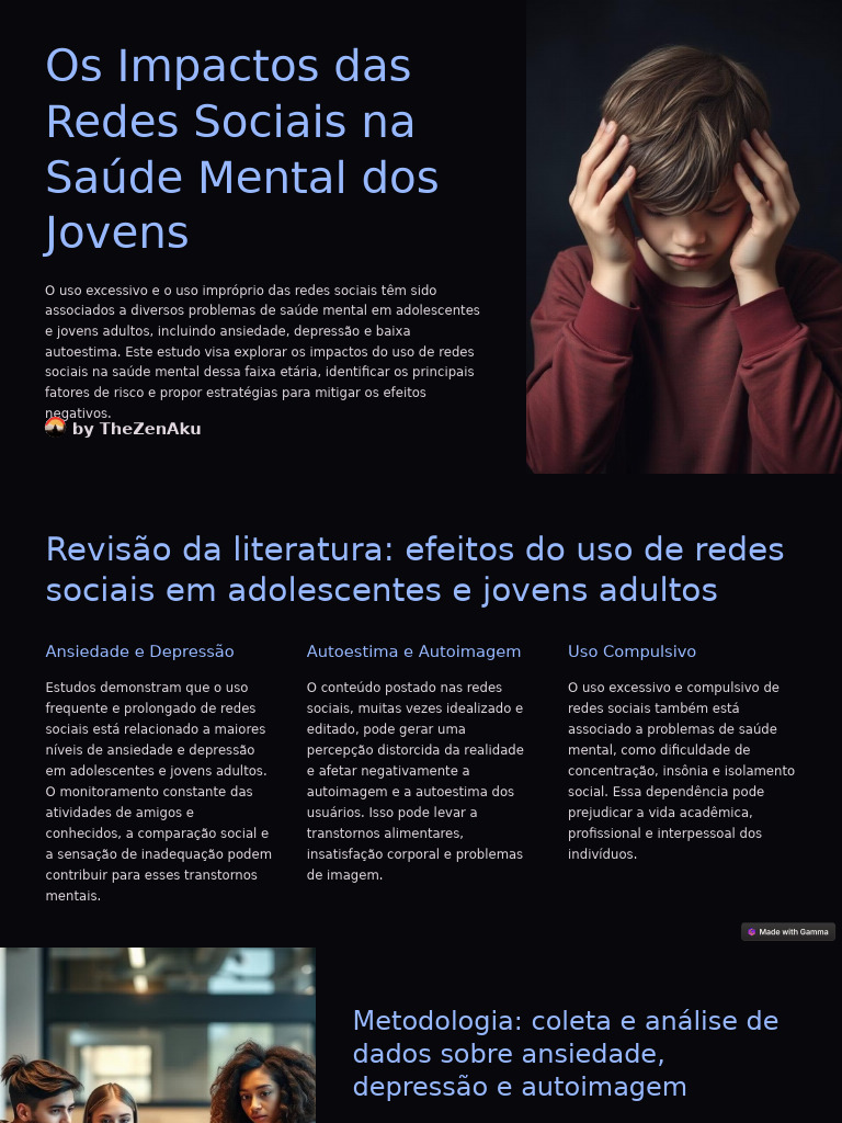 Impactos das Redes Sociais na Saúde Mental | PDF | Depressão | Autoajuda