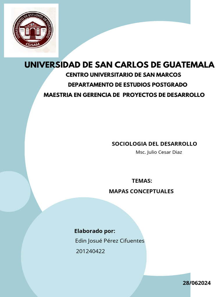 Portada Propuesta de Proyecto Creativo Azul | PDF