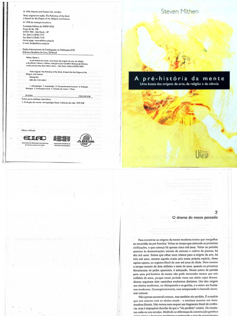 TEXTO 3 - MITHEN - O Drama Do Nosso Passado | PDF