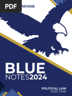 2024 Ateneo Bluenotes - Political Law