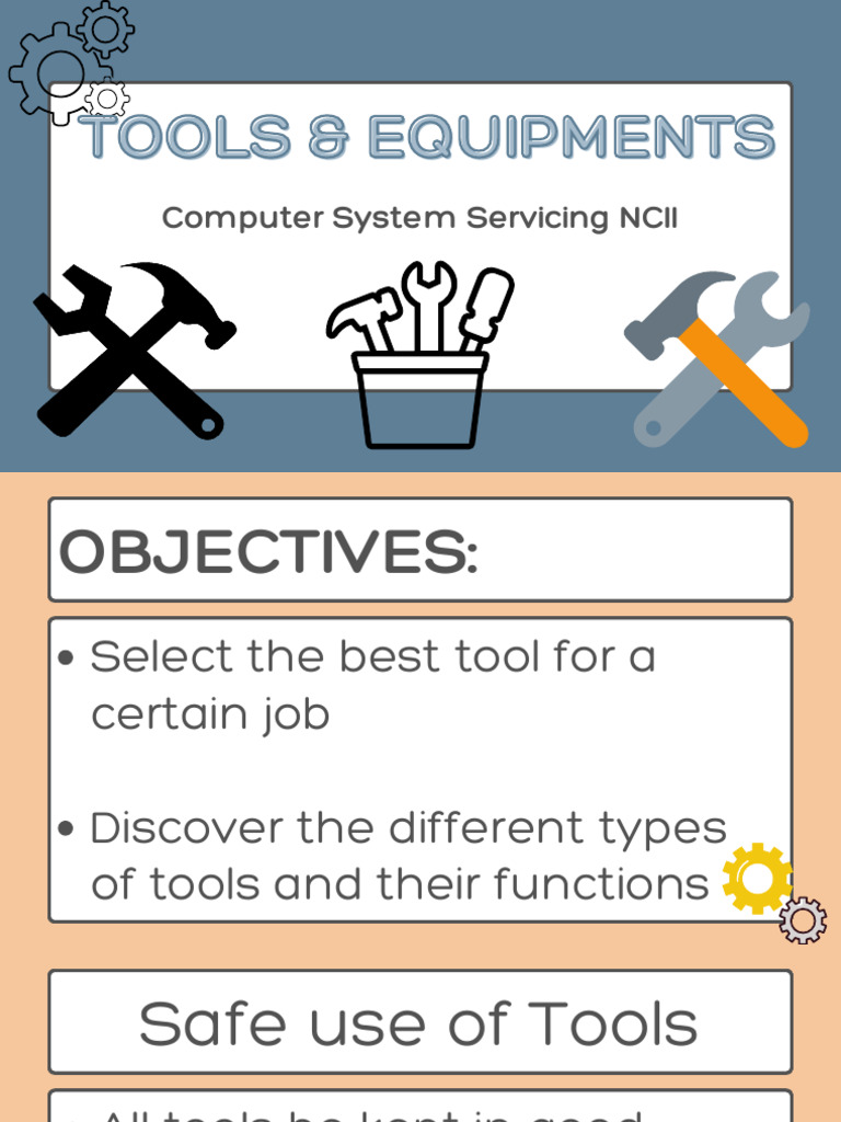 L4 CSS10 Tools and Equipments | PDF