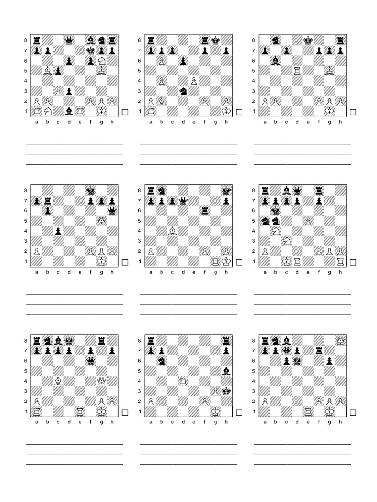 323 Mate in 1 | PDF