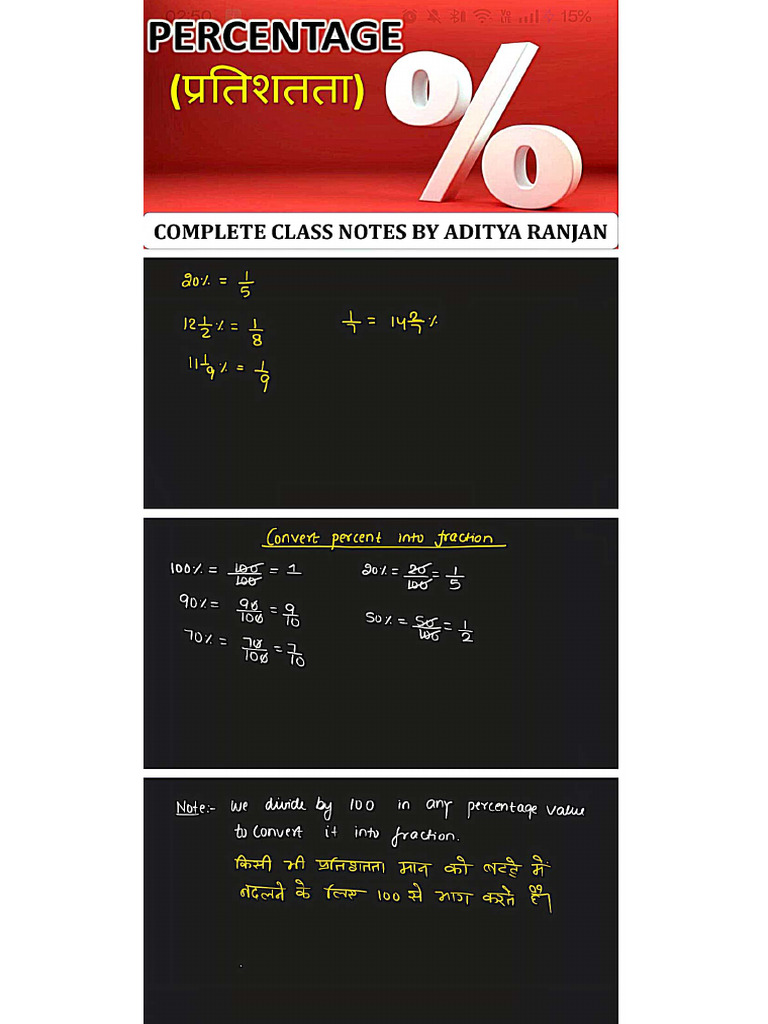 Percentage | PDF