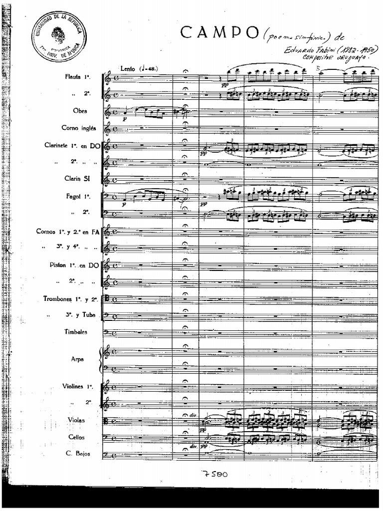 Eduardo Fabini - Campo | PDF