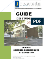 Guide des études Licence Sciences Economiques et de Gestion