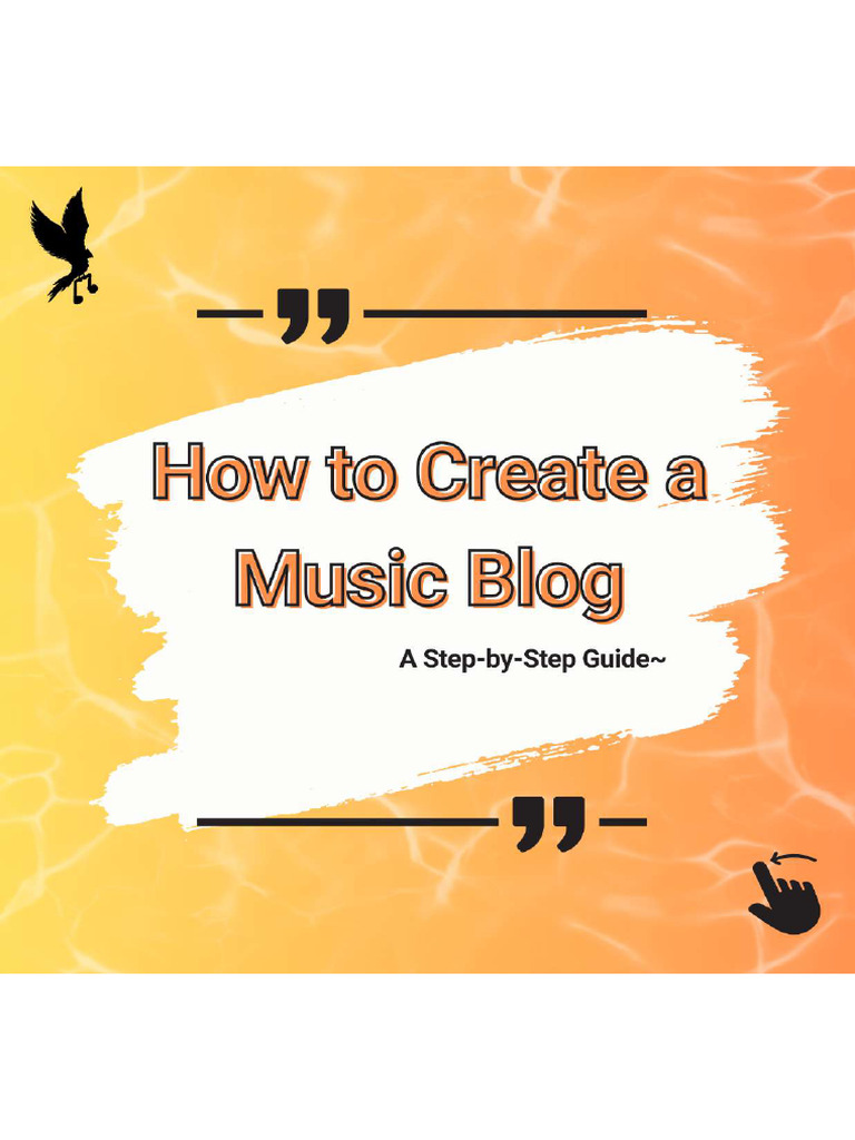 How To Create A Music Blog | PDF