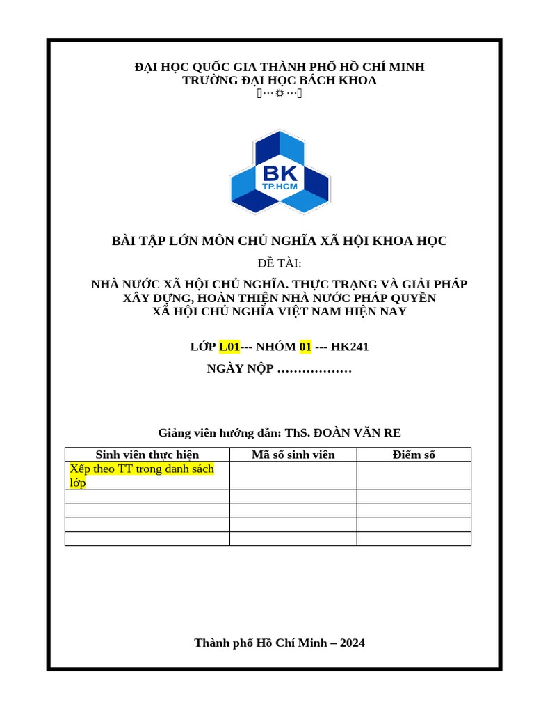 Chu de 1 - Nha Nuoc | PDF