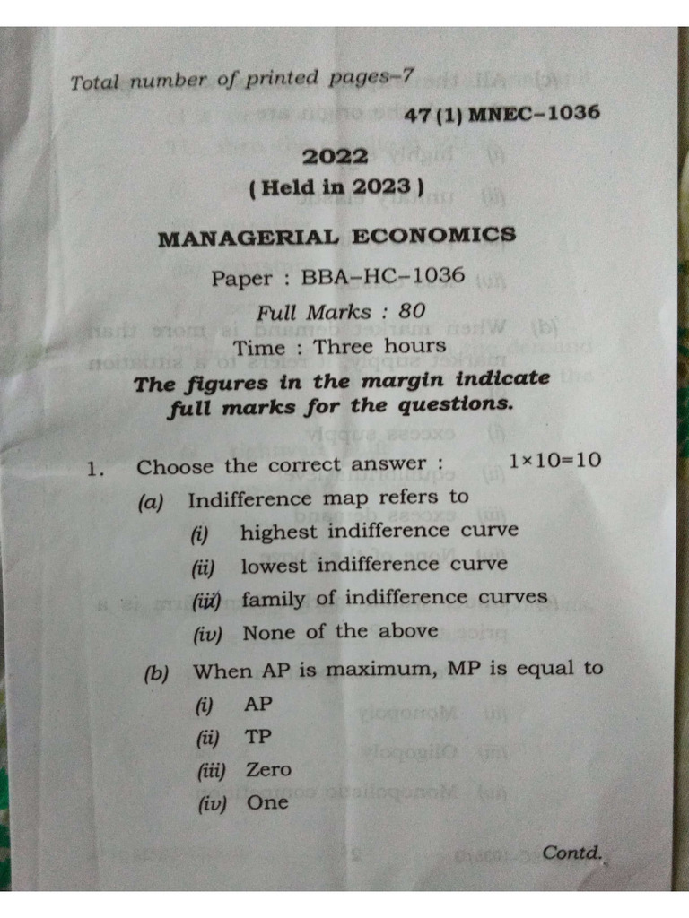 Managerial Economics Pdf