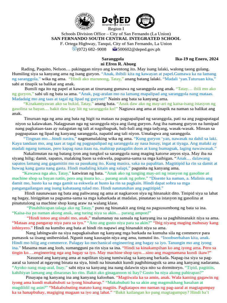 Sarang Go La | PDF