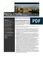 Pacific Church: New Year's Commitments