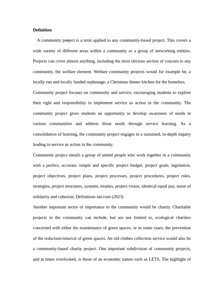 A Community Pro | PDF