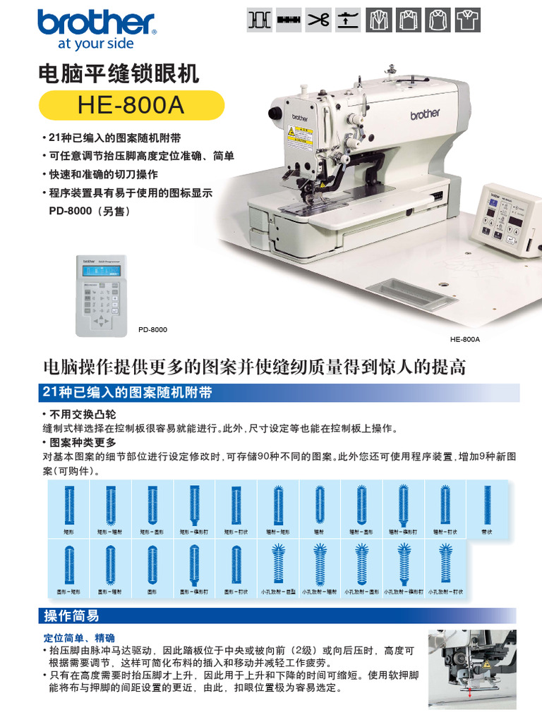 BROTHER HE 800A SERVICE MANUAL PDF DOWNLOAD visual data 7