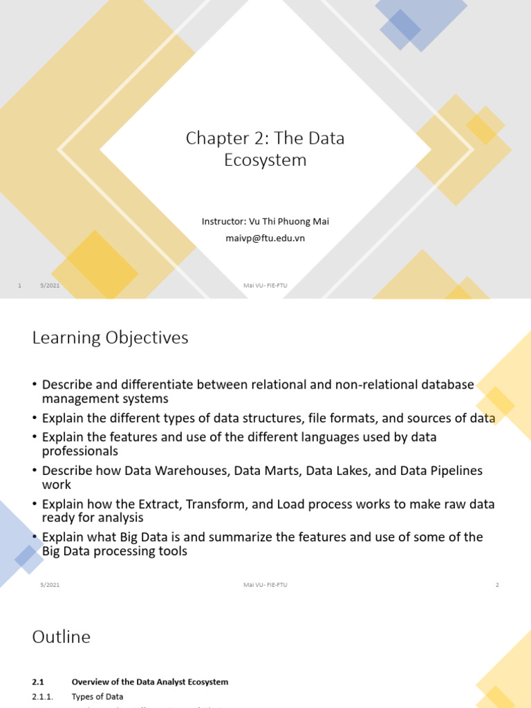 Data Analytics - Chap. 2 | PDF