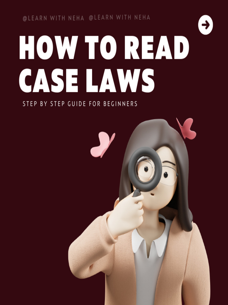 How To Read Case Laws | PDF
