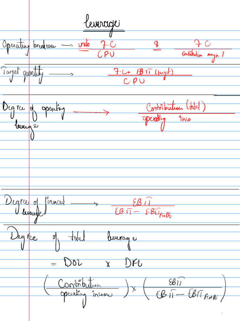Formulas | PDF