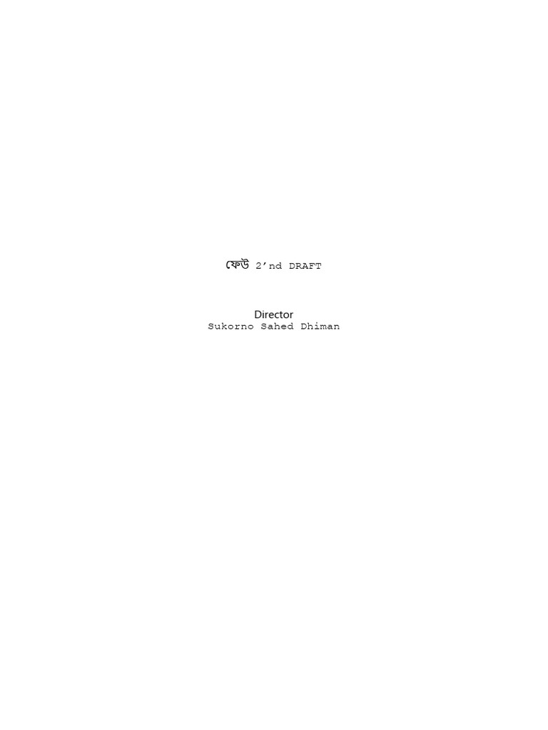 FEW 2nd DRAFT | PDF