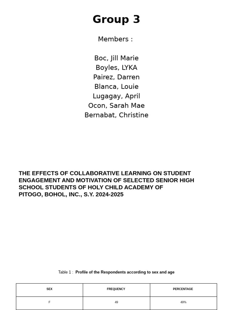 Group 3 | PDF