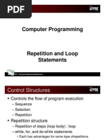 C Programming Language - Repetition