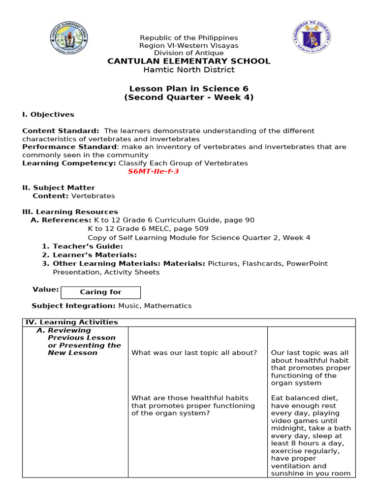 Final CO Science 6 2nd Quarter | PDF