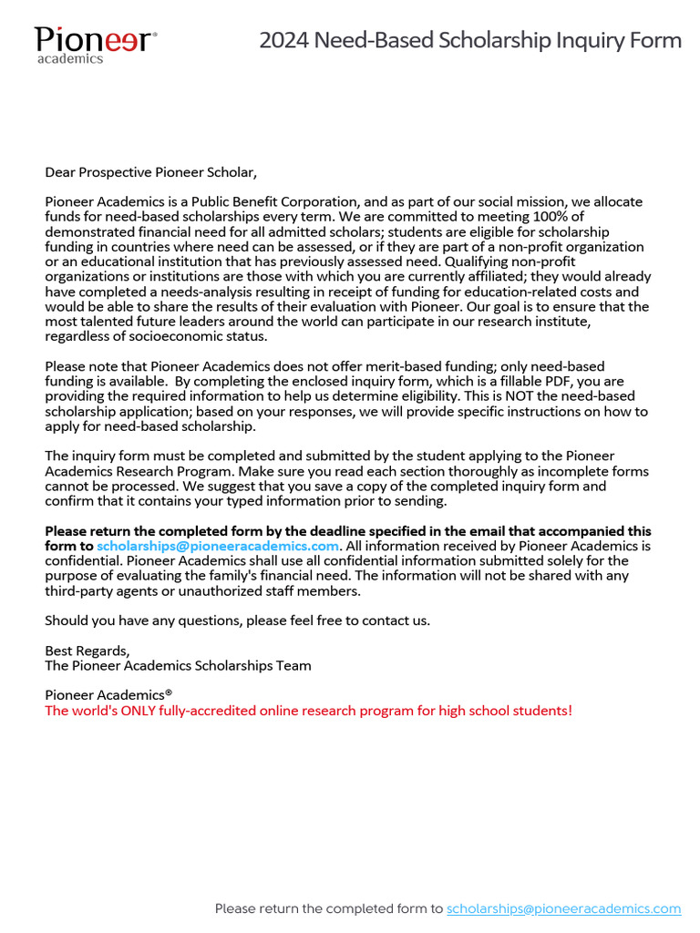 NBS Applicant Form | PDF