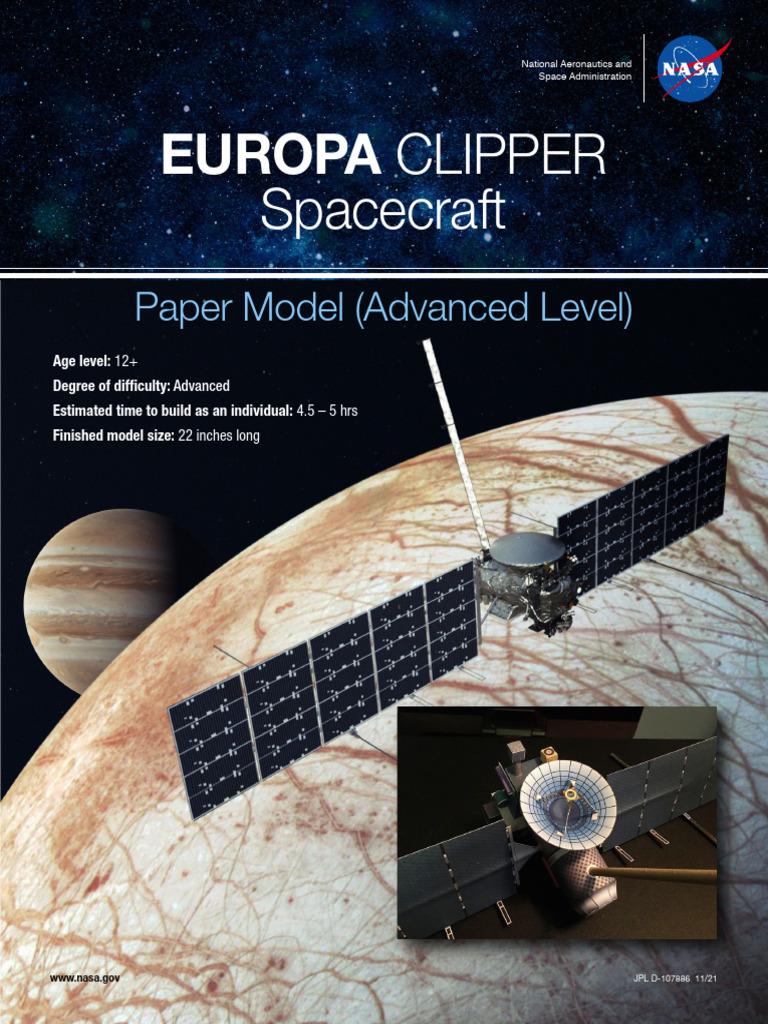 Europa Clipper Advanced Level Model 020322 | PDF