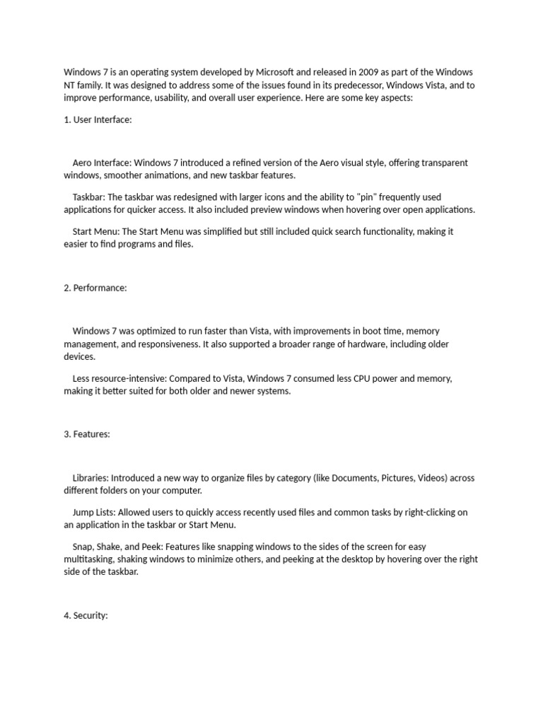 Windows 7 | PDF