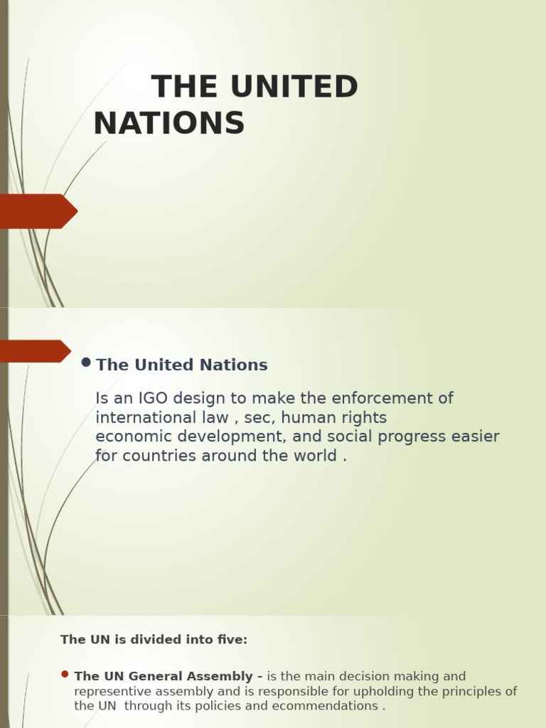 United Nation | PDF