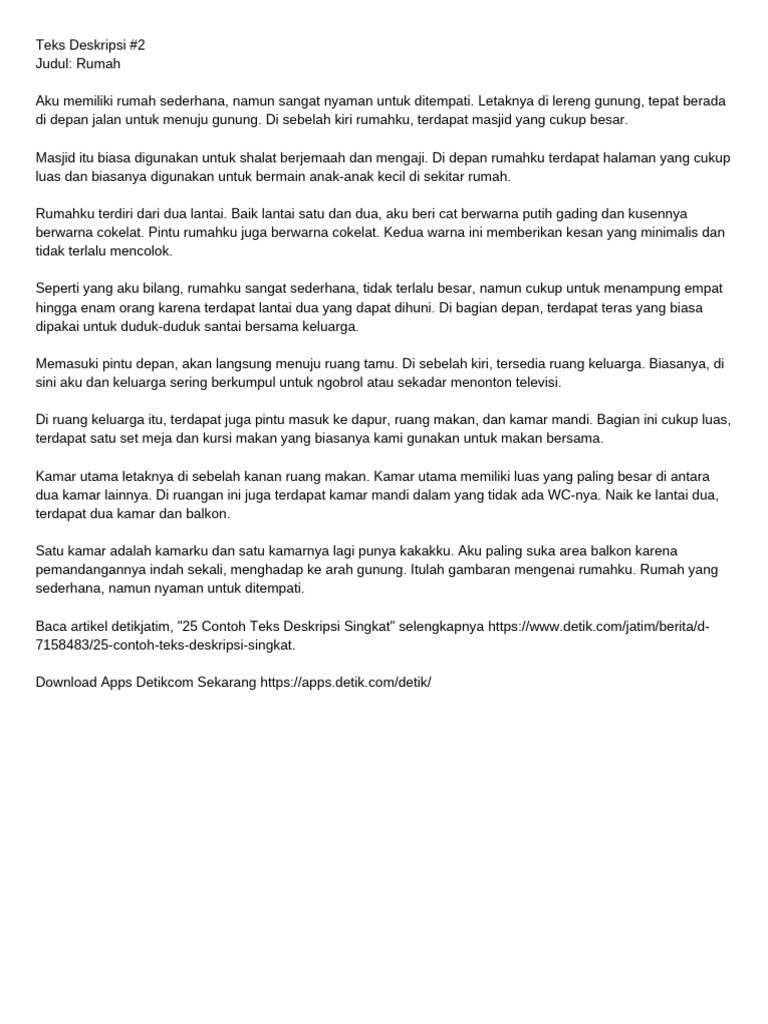 Teks Deskripsi 2 | PDF
