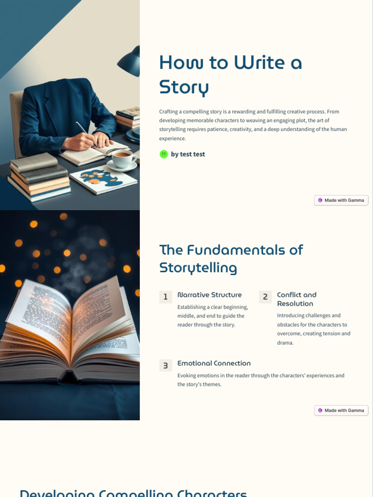 How To Write A Story | PDF