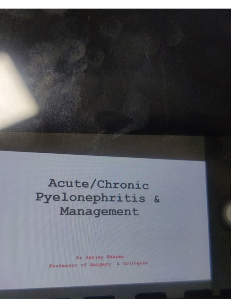 Pyelonephritis | PDF