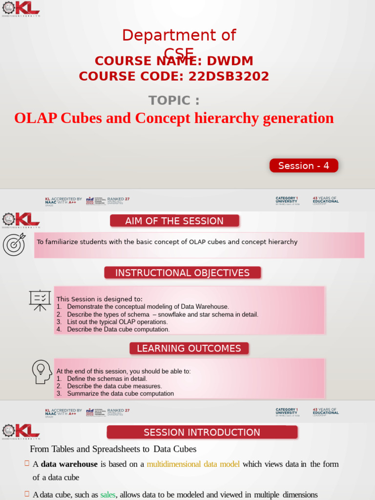 DWM Co1 Session 4 | PDF