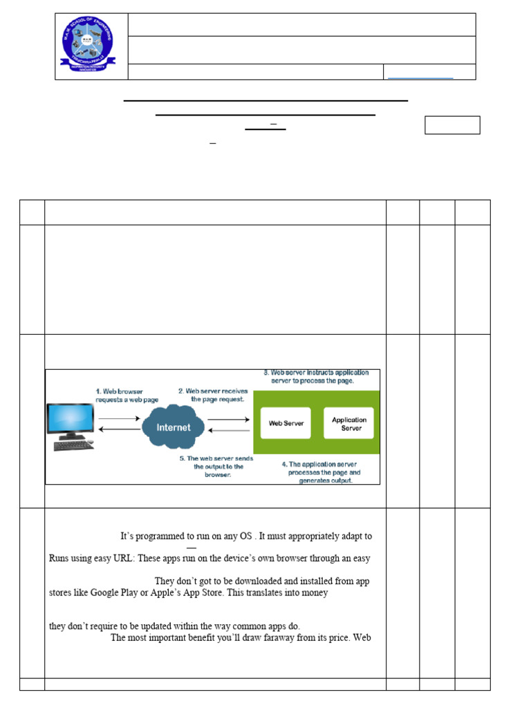 CCS332 App Development Exam Paper | PDF | Mobile App | Technology ...
