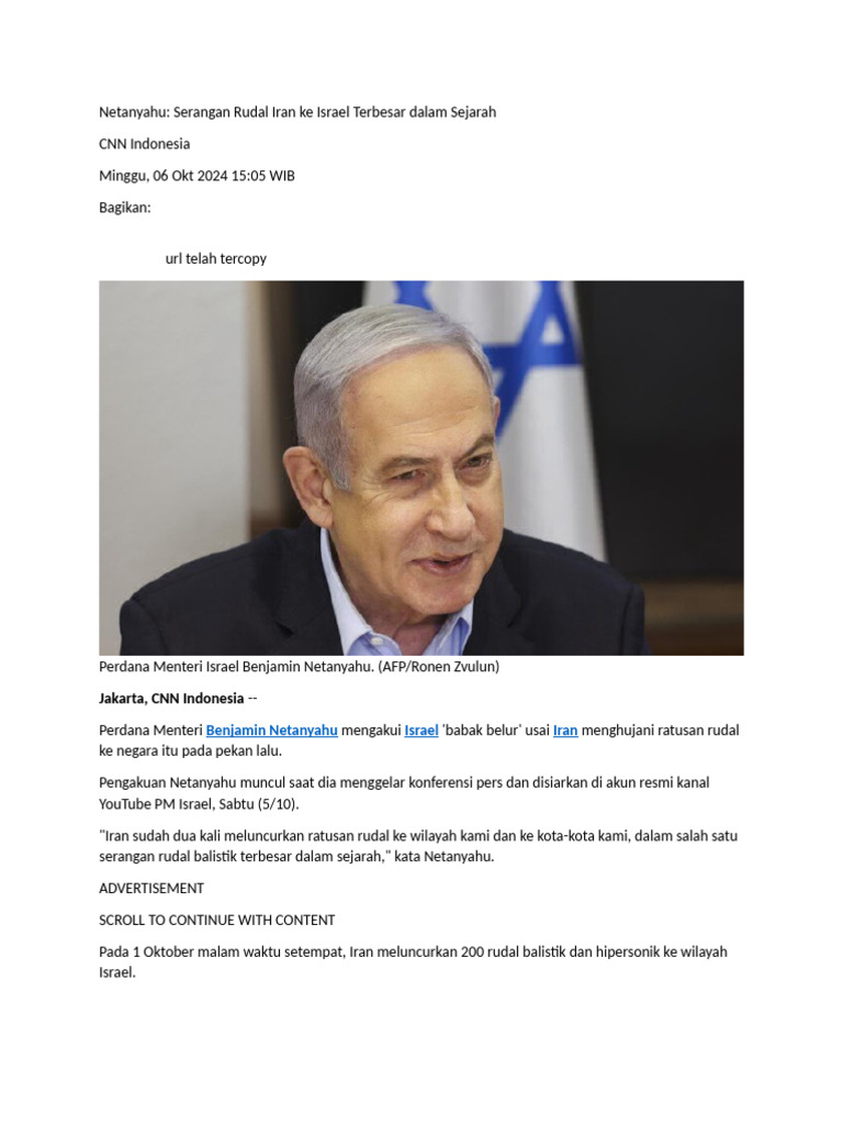Netanyahu | PDF