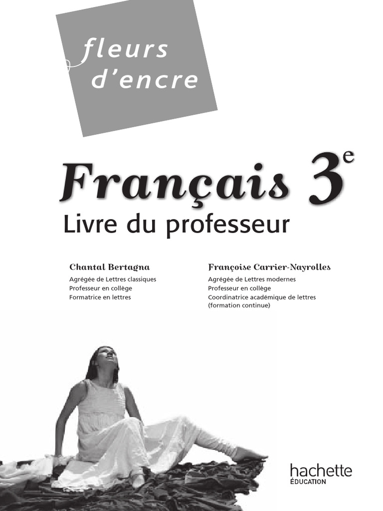 Fleurs d'Encre Français 3e - Livre élève (2016) main image 0