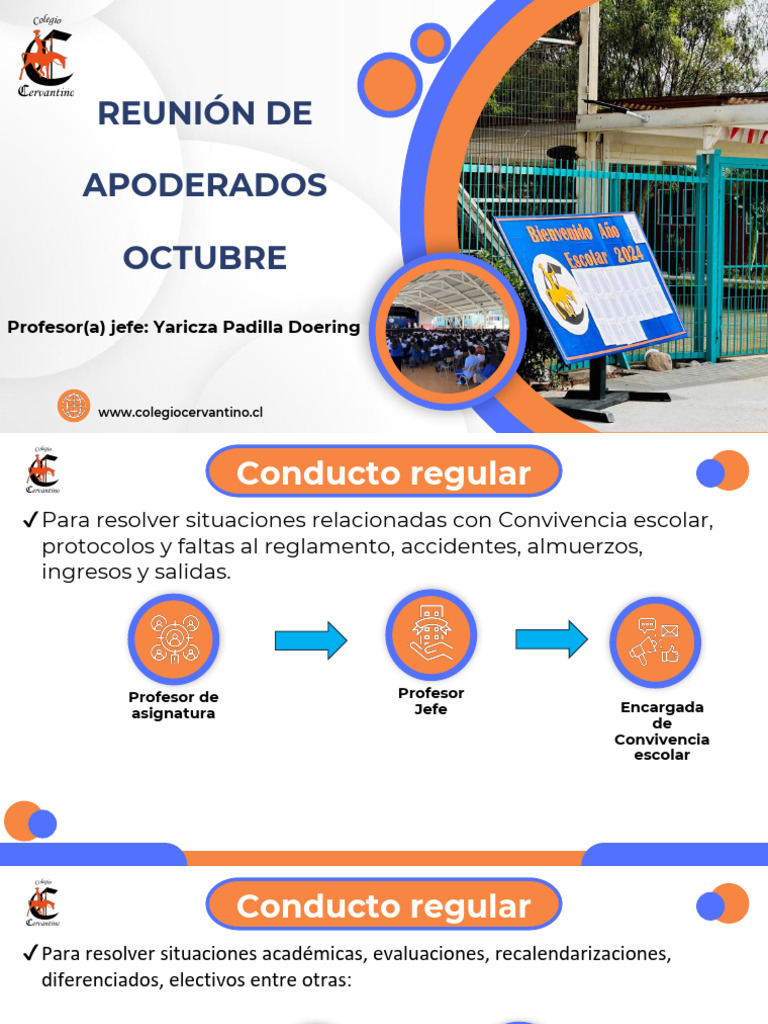 Reunión de Apoderados OCTUBRE | PDF