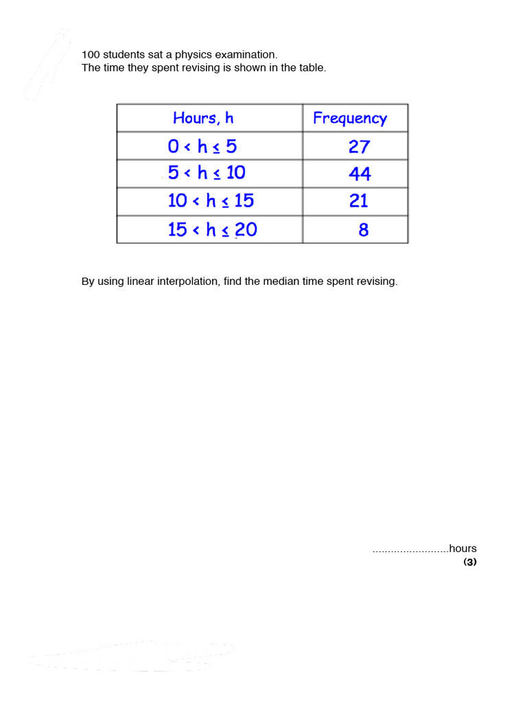 Median And Quartiles From Grouped Data Pdf Pdf