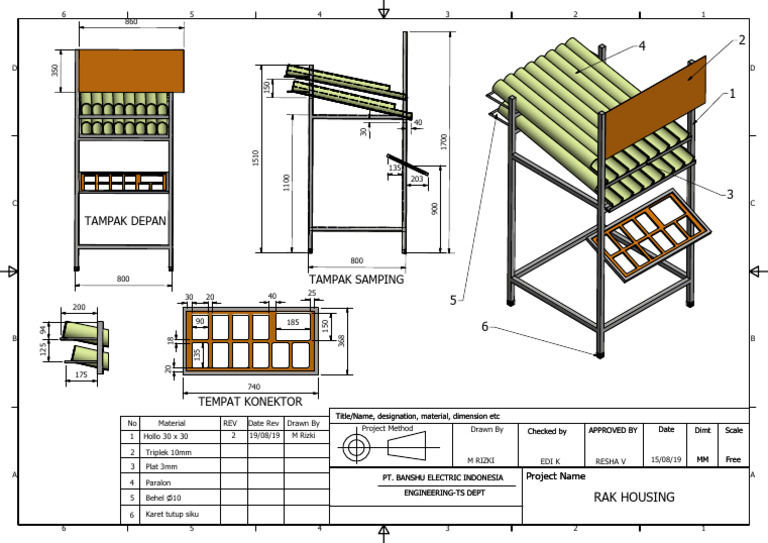 Rak Housing 2 Tingkat | PDF