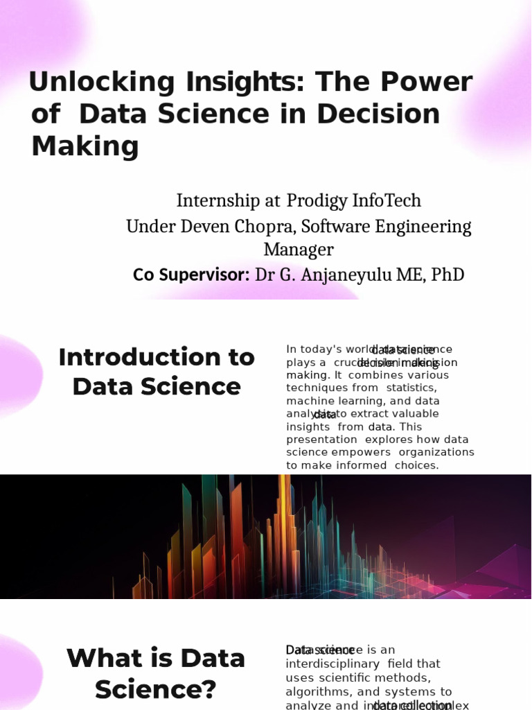 Slidesgo Unlocking Insights The Power of Data Science in Decision ...