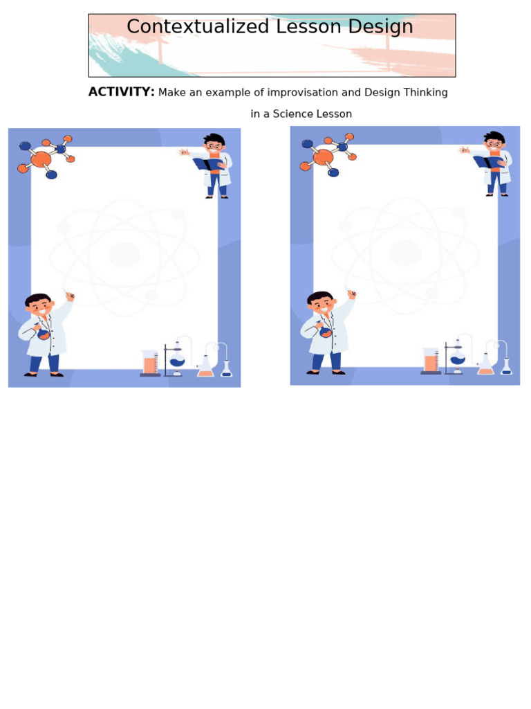 Improvisation and Lesson Design | PDF | Behavior Modification | Art