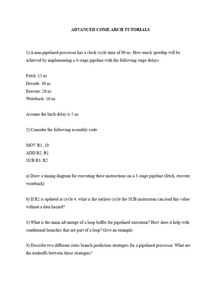 Advanced come arch tutorials pdf
