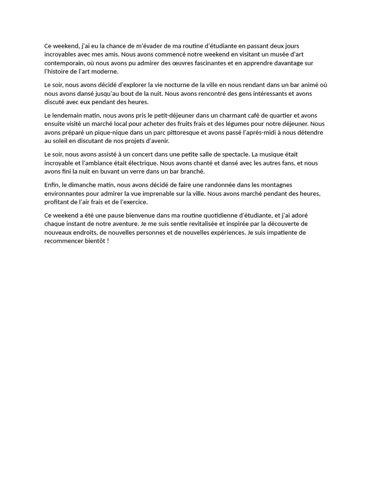 Ce Weekend | PDF