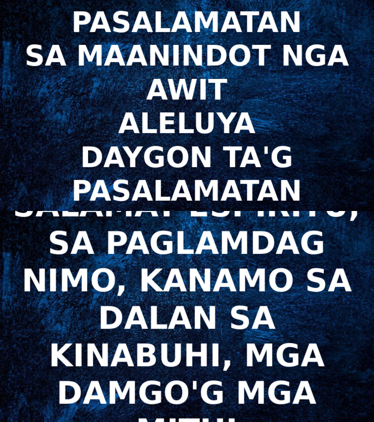 Final - Daygon Tag Pasalamatan | PDF