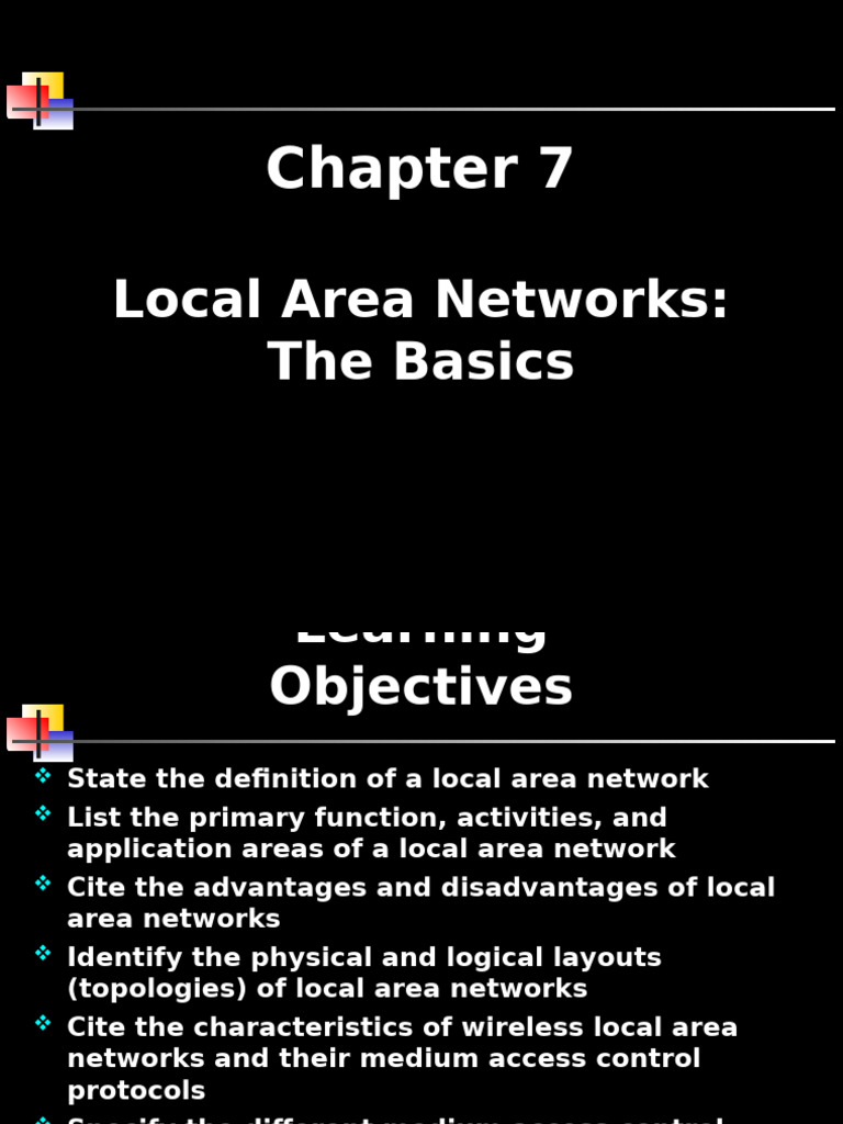 Chapter 7 Local Area Networks The Basics1329 | PDF