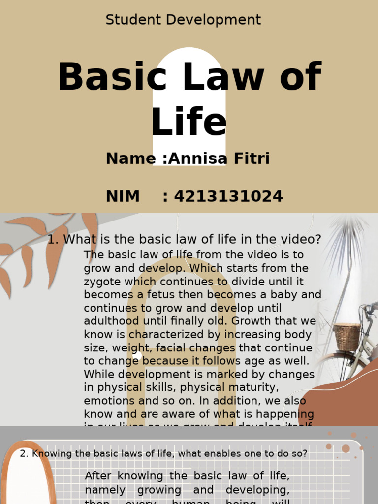 Basic Law in Life | PDF