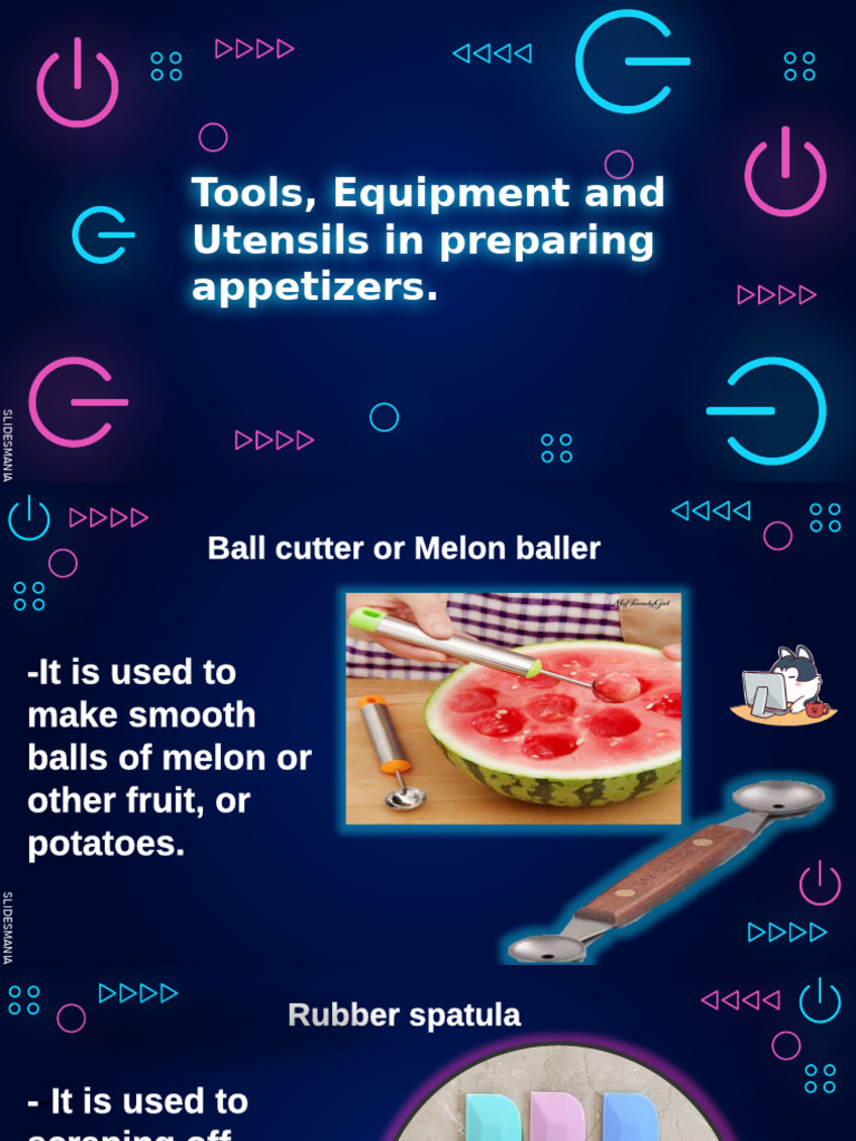 Tools and Utensils in Sandwich Making. | PDF