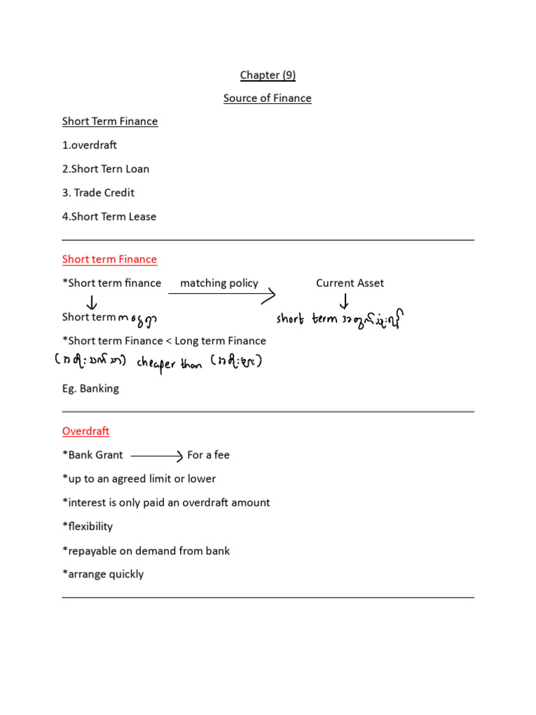 FM CH 9 Notes | PDF