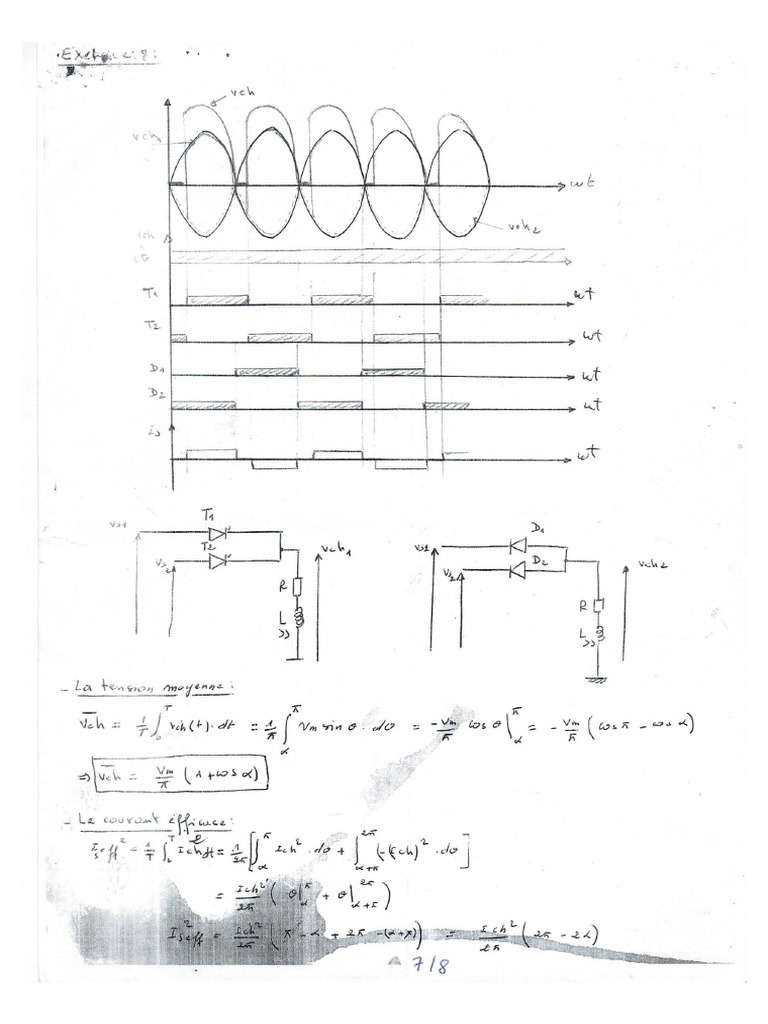 Corrigétype - TD Electronique de Puissance - Part2 | PDF